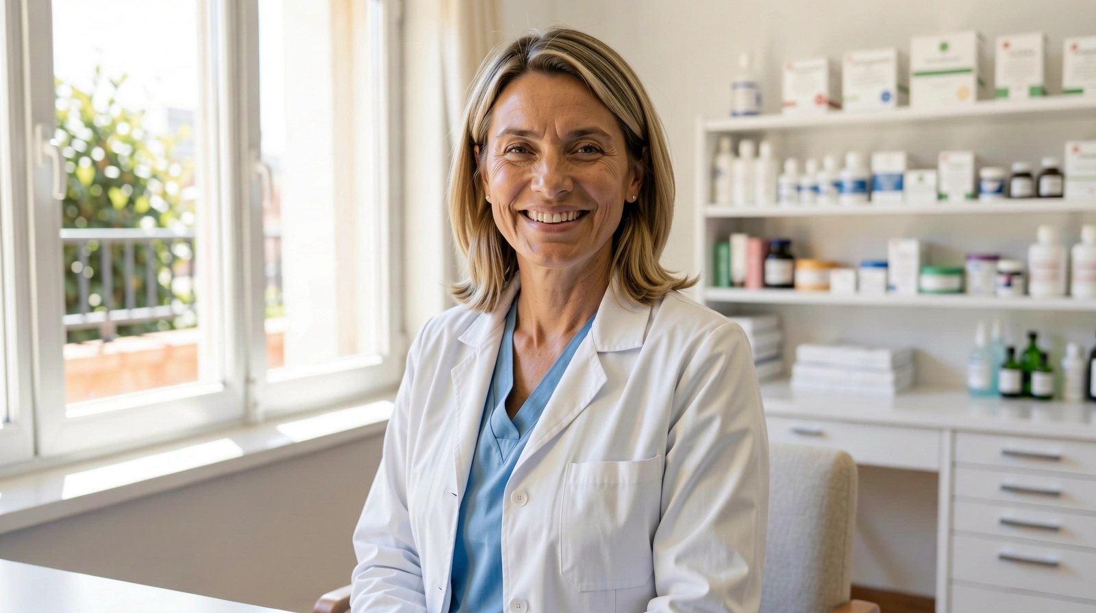 Fundadora da NutriVida em consulta